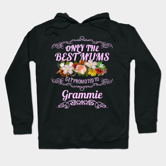 The Best Mums Get Promoted To Grammie Hoodie by HT_Merchant